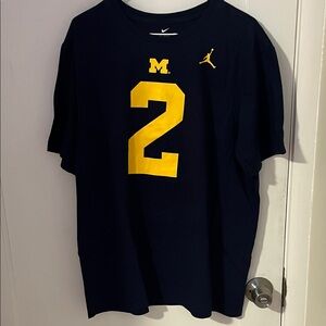Jordan Brand Charles Woodson Michigan Tee XL